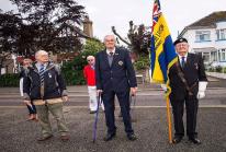 A small service was held this morning